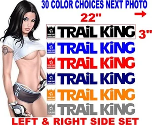 TRAIL KING TRAILER DECALS HULL REPLACEMENT 30 COLOR CHOICES - Picture 1 of 2