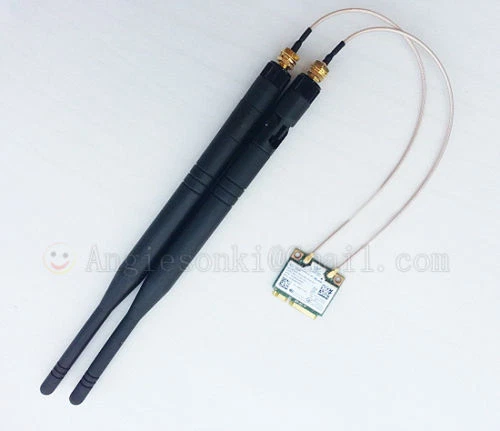 2.4GHz/5G 6dBi omni wifi Antenna RP-SMA male + Pigtail for Wlan Mini Pc U.FL/IPX - Image 1 of 4