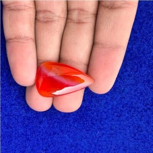 Carnelian Stone Natural Orange Carnelian Cabochon Loose Gemstone 21 Cts. ME-9245 - Picture 1 of 4