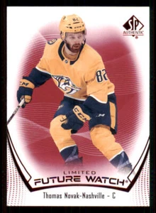 2021-22 SP Authentic Limited Red #191 Thomas Novak FW - Picture 1 of 2