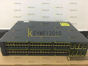 Used Cisco WS-C2960G-48TC-L 48 Gigabit Ports 4 SFP Ports TESTED - Picture 1 of 1