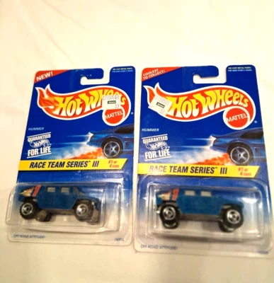 Hot Wheels Racing Team Serie 3 Hummer 1997 Coleccionista Nº 533 1/4 1991 Base Foto 1 de 4