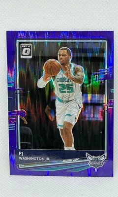 PJ Washington Jr 2020-21 Panini Donruss Optic #137 Purple Prizm - Image 1 of 2