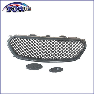 Front Upper Grille Gloss Black For 2013-2019 Ford Taurus Foto 1 de 4