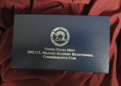 2002 Silver Dollar Military Academy Bicentennial Proof Commemorative Coin COA - Image 1 of 4