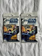 Packs de deux jeux modèle de poche Star Wars TCG Clone Wars