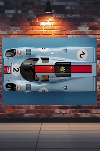 Porsche 917K in Golflackierung in 3D-Bildern - Bild 1 von 3