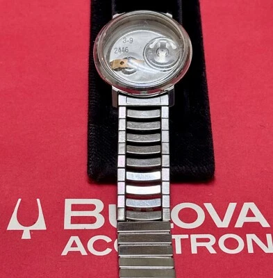 Banda de escalera Admiral EE. UU. 1960 Bulova Accutron tamaño elástico tipo 17,4 mm 11/16 Foto 1 de 4