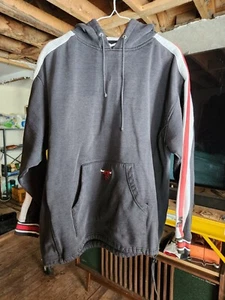 Vintage Chicago Bulls Starter Sweat Shirt Hoodie Grey SIZE Medium - Picture 1 of 6