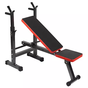 LUXTRI Hantelbank klappbar 230kg Kraftstation Trainingsbank Schrägbank Flachbank - Bild 1 von 6