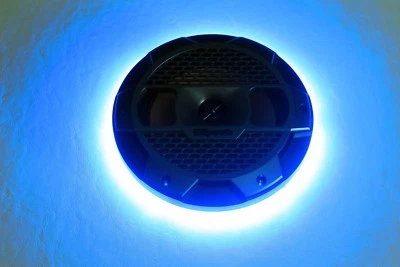 KINGPIN LEDS 8.5" LED Speaker Rings for Klipsch Marine Speakers - Pre Drilled - Mastercraft