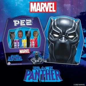 PEZ! BLACK PANTHER TIN - 2022 - Foto 1 di 3