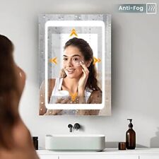 Spiegelschrank Bad Mit Led Beleuchtung 45x60/50x70cm Badezimmer Spiegelschra DE