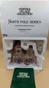 Dept 56 North Pole CHRISTMAS BREAD BAKERS Heritage Village #56393 RETIRED w Box - Picture 1 of 11