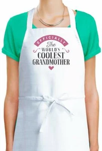 Delantal de cocina de recuerdo personalizado divertido regalo abuela Navidad cumpleaños - Imagen 1 de 2