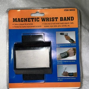 Harbor Freight Magnetic Wristband For Screws Wrist Magnet Tool Screw Holder - Picture 1 of 2