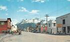 VALDEZ, AK Alaska   MAIN STREET SCENE Merrill Mercantile~Beale Hotel  Postcard