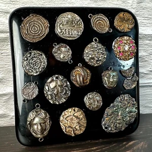 Vintage Celtic Lot 18 Metal Modern Charms Jewelry Necklace Pendants Wall Hanging - Picture 1 of 10
