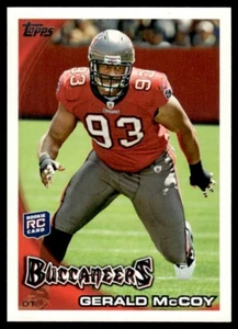 2010 Topps Gerald McCoy Rookie Tampa Bay Buccaneers #410 - Picture 1 of 2