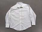 Yves Saint Laurent Shirt Mens 17 1/2 34-35 Long Sleeve Dress Button White 