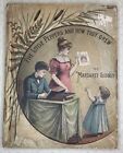 Antique 1880 Victorian Book Five Little Peppers Margaret Sidney Illustrated Cat
