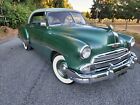 1951 Chevrolet Bel Air/150/210  green and gray leather seats