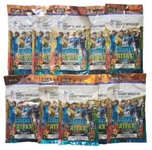 ×10 Topps Cricket Attax 2015 ICC World Cup Sealed Packs Multipacks - 260 Cards 