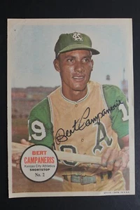 Bert Campaneris Oakland A's Autographed Signed Newspaper 5x7 Photo - Picture 1 of 3