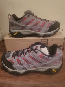 Mens 10 Wide Merrell Moab 2 Vent Ventilator Charcoal Grey Hiking Shoe Vibram EUC - Picture 1 of 7