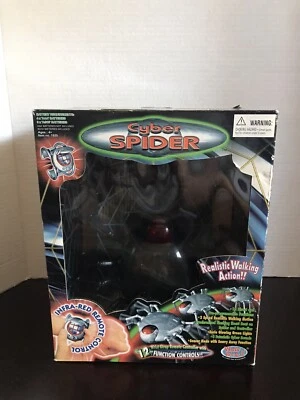 NEW Wow Wee Inc Black Cyber Spider Remote Control RC Toy - Image 1 of 4