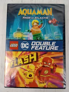 LEGO DC Double Feature (2019 DVD neu versiegelt) Aquaman The Flash - Bild 1 von 2