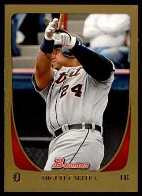 2011 Bowman Gold Miguel Cabrera Detroit Tigers #47 - Image 1 of 2