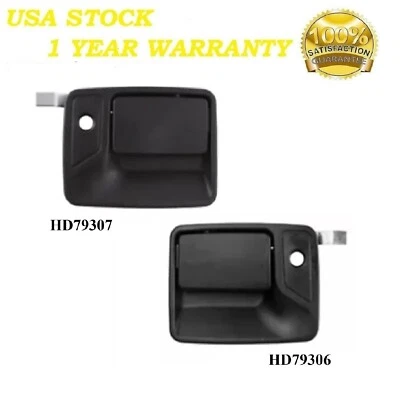 Manija de puerta exterior delantera L & R 2 piezas apta para Ford F650, F750 2000-2013, 2015-2016 Foto 1 de 4