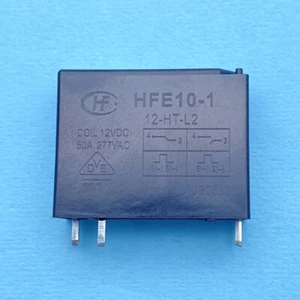 1PC HONGFA HFE10-1-12-HT-L2 12VDC Power Relay 5Pins 50A 277VAC - Picture 1 of 4