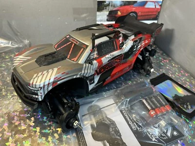 ARRMA 1/10 VORTEKS 4X4 223S BLX BRUSHLESS Roller Chassis Red Silver 3S Clipless - Image 1 of 4