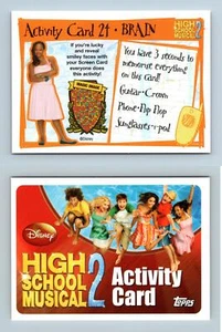 Memorise #24 High School Musical 2 - Topps Activity Card TCG - Picture 1 of 1