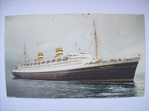 cpa steamer liner Holland Line Rotterdam 1920 sea boat sea marine boat - Picture 1 of 1