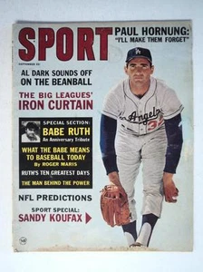 1963 Sport Baseball Magazine Dodgers Koufax -  - Picture 1 of 1