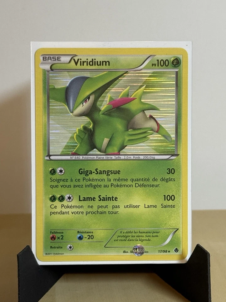 Carte Pokémon - Viridium Holo FR Noir & Blanc Pouvoirs Émergents 17/98 - Photo 1/1