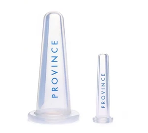 Province Apothecary Sculpting + Toning Facial Cupping Set – 2 Silicone Cups NEW - Picture 1 of 3