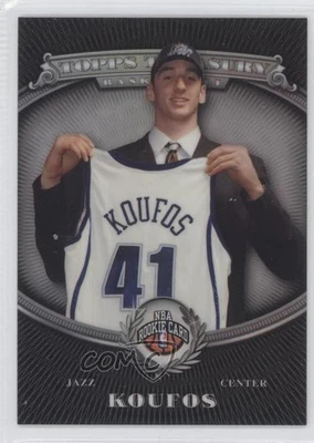 2008-09 Topps Treasury Silver Refractor /199 Kosta Koufos #120 Rookie RC - Image 1 of 2