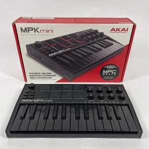 Akai MPK Mini MK3 USB 25 Keys Keyboard Black Special Edition - Picture 1 of 5