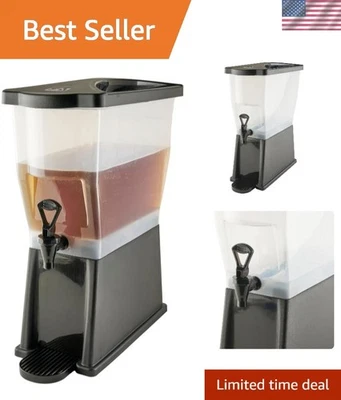 Dispensador de bebidas 3 galones delgado plástico sin goteo jugo agua té Foto 1 de 4