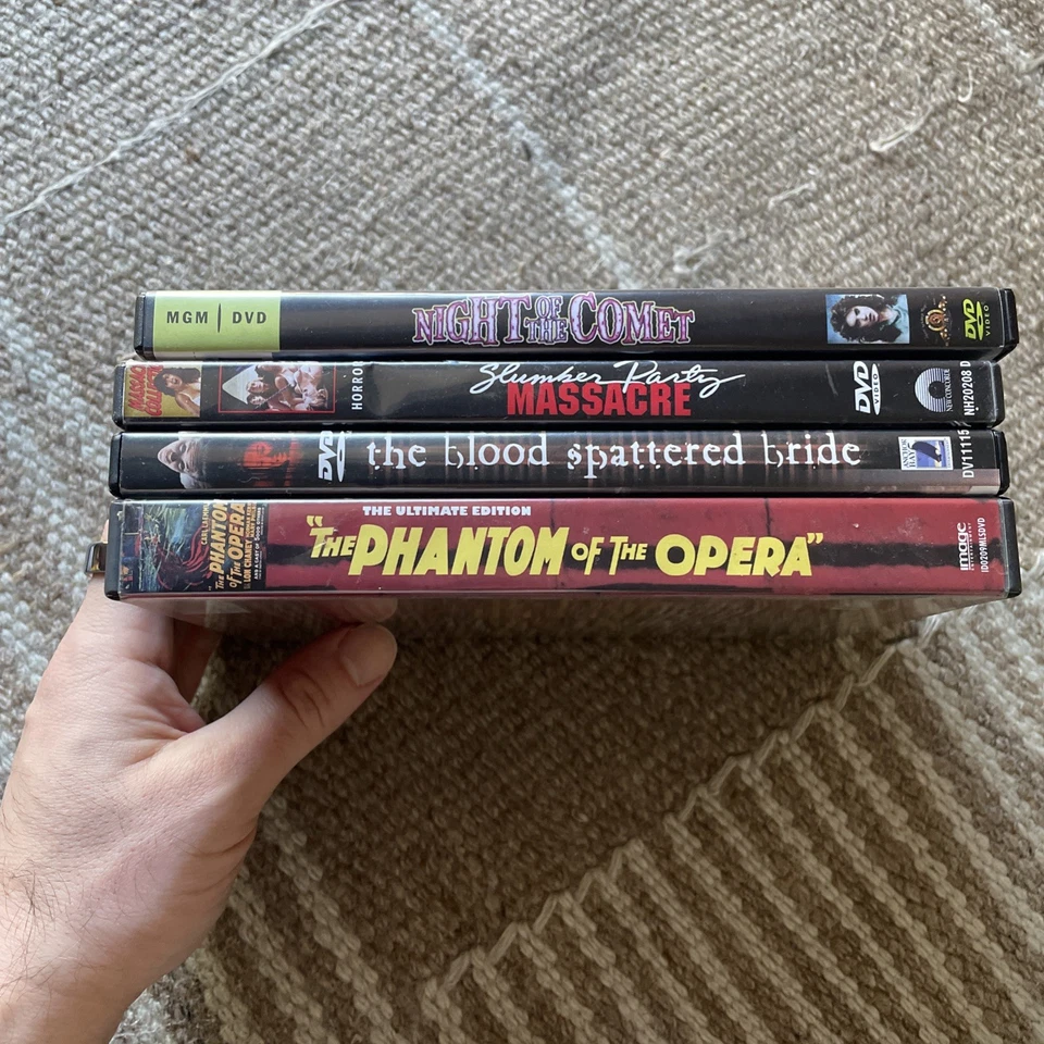 4 DVD Horror Lot: Night Of The Comet , Slumber Party Massacre ++ Foto 1 de 1