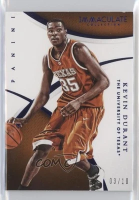 2015 Panini Immaculate Collegiate Blue /10 Kevin Durant #67 - Image 1 of 2
