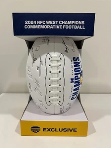 LA Rams Commemorative Football 2024 NFC West Championship Los Angeles Rams New - Picture 1 of 5