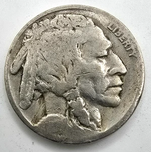 1919 P Buffalo Nickel Die Clash Reverse G You Grade It! Mint Error Free Ship! - Picture 1 of 5