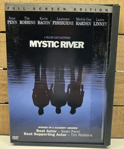 Mystic River DVD 2004 Full Screen Sean Penn Tim Robbins Kevin Bacon Eastwood - Picture 1 of 2