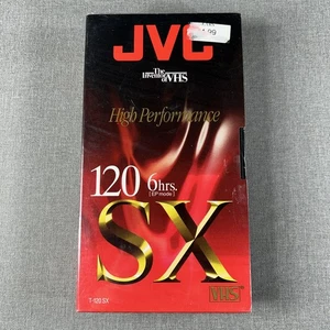 Blank VHS Tape JVC T-120 SX High Performance Sealed NEW - Picture 1 of 6