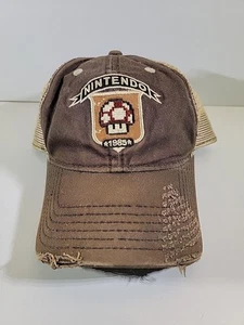 VTG RARE Nintendo 1985 Mushroom Anoma Snapback Hat 2008 Retro Gaming Cap 115665 - Picture 1 of 6